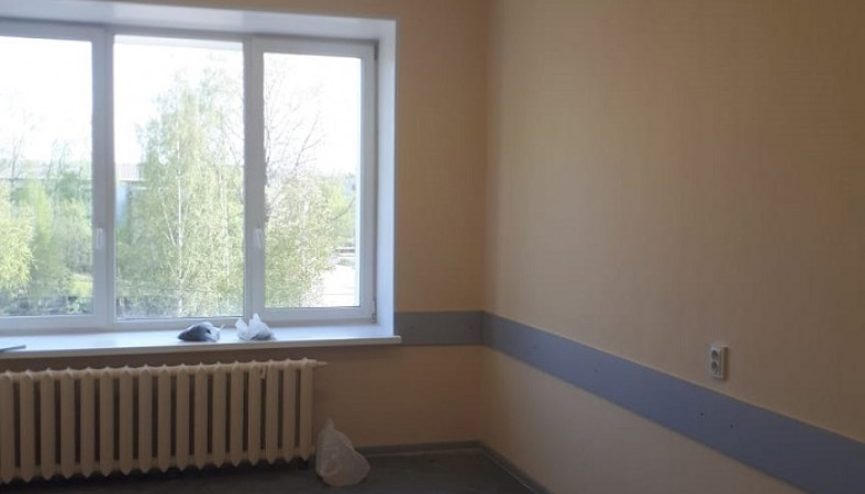 Сосудистый центр в Медвежьегорске ремонтируют впервые за 15 лет