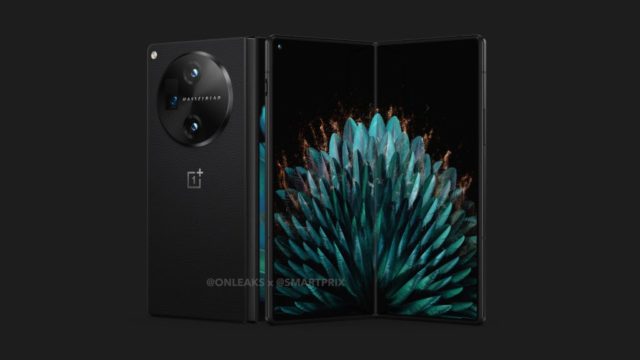 Так выглядит первый складной телефон OnePlus – перископическая камера, кожаная задняя панель и другие фишки