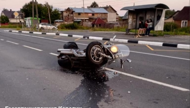 Мотоциклист госпитализирован после ДТП под Петрозаводском