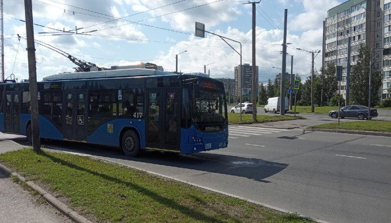Троллейбусы в Петрозаводске временно не ходят по трем маршрутам