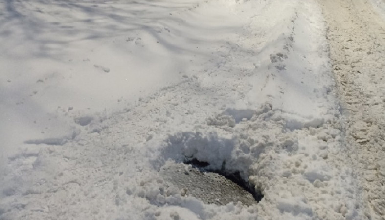 Петрозаводчан предупредили о скрывающейся в снегу опасности